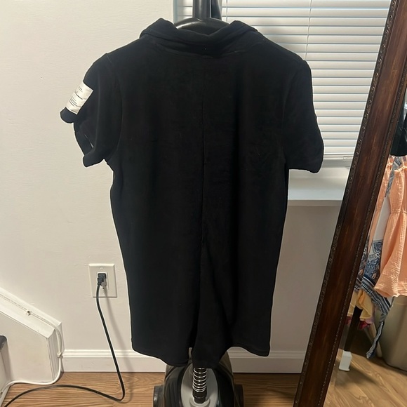 Towelling Playsuit Boohoo Black - Picture 3 of 6